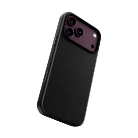 PanzerGlass CARE™ by ® Solo Vegan Leather Case Black w. MagSafe iPhone 18 Pro Max | 17 Pro Max funda para teléfono móvil Negro