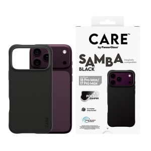 PanzerGlass CARE™ by ® Samba Case Black w. MagSafe iPhone 18 Pro Max | 17 Pro Max funda para teléfono móvil Negro