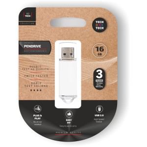 TEC3005-16 unidad flash USB 16 GB USB tipo A 2.0 Blanco