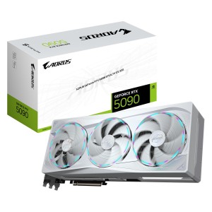 GIGABYTE AORUS GeForce RTX 5090 STEALTH ICE 32G Tarjeta Gráfica