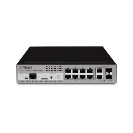 Yamaha SWR2311P-10G Gestionado L2 10G Ethernet (100 1000 10000) Energía sobre Ethernet (PoE) Negro, Plata
