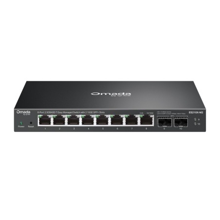 TP-Link ES210X-M2 switch Gestionado 2.5G Ethernet (100 1000 2500) Montaje en pared escritorio Negro