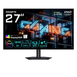 GIGABYTE MO27Q28GR Monitor Gaming WOLED Brillante 27” QHD