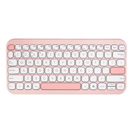 ASUS Marshmallow Keyboard KW100 teclado Hogar Bluetooth QWERTY Rosa