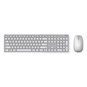ASUS W5000 teclado Ratón incluido Oficina RF inalámbrico QWERTY Español Blanco