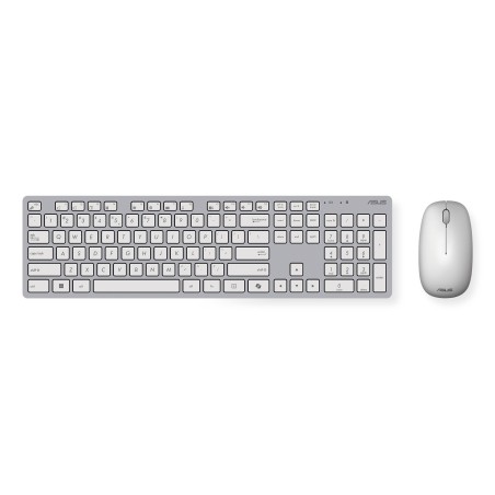ASUS W5000 teclado Ratón incluido Oficina RF inalámbrico QWERTY Español Blanco