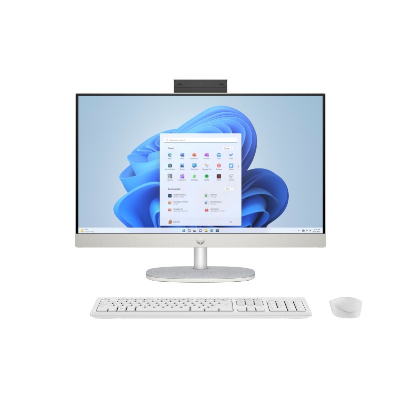 HP 23.8 inch All-in-One 24-cr0187ns PC Intel® Core™ i5 i5-1335U 60,5 cm (23.8") 1920 x 1080 Pixeles 8 GB DDR4-SDRAM 512 GB SSD