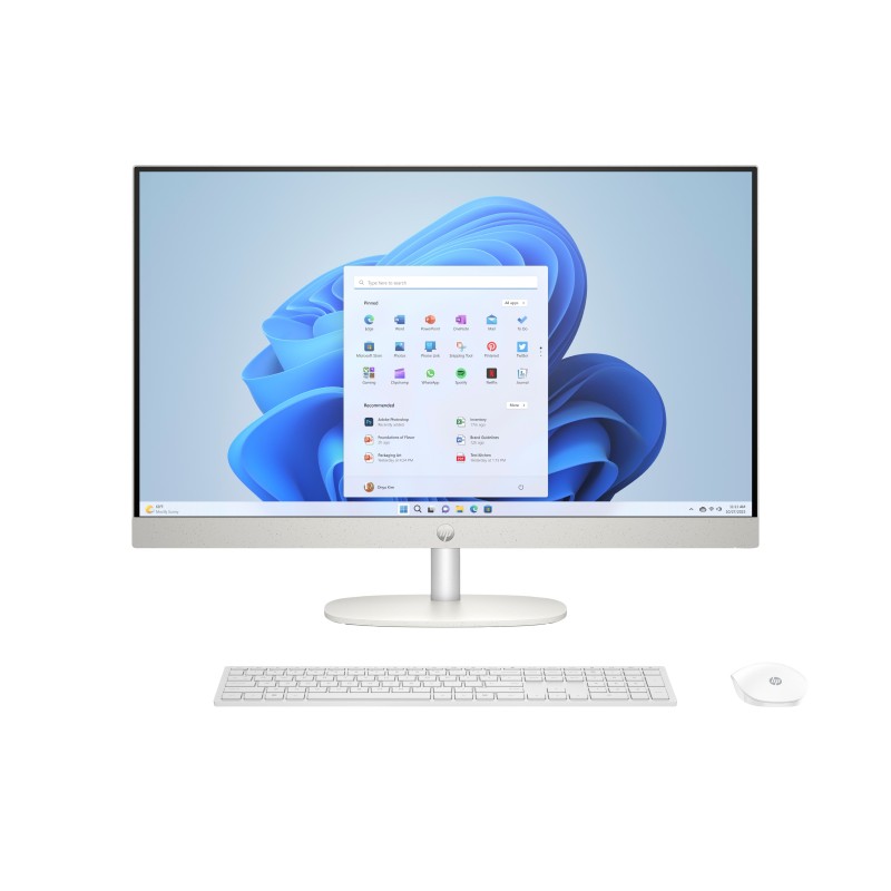 HP 27 inch All-in-One 27-cr0128ns PC Intel® Core™ i5 i5-1335U 68,6 cm (27") 1920 x 1080 Pixeles 16 GB DDR4-SDRAM 512 GB SSD