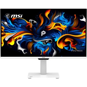 MSI Pro MAX 271UPXW12G pantalla para PC 67,3 cm (26.5") 3840 x 2160 Pixeles UltraWide Full HD QD-OLED Blanco