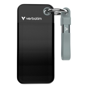 Verbatim Pocket SSD 256 GB USB Tipo C 3.2 Gen 2 (3.1 Gen 2) Negro, Gris