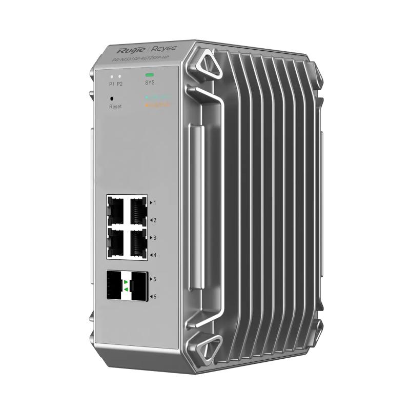 RG-NIS3100-8GT4SFP-HP switch Gestionado L2 Gigabit Ethernet (10/100/1000) Energía sobre Ethernet (PoE) Gris