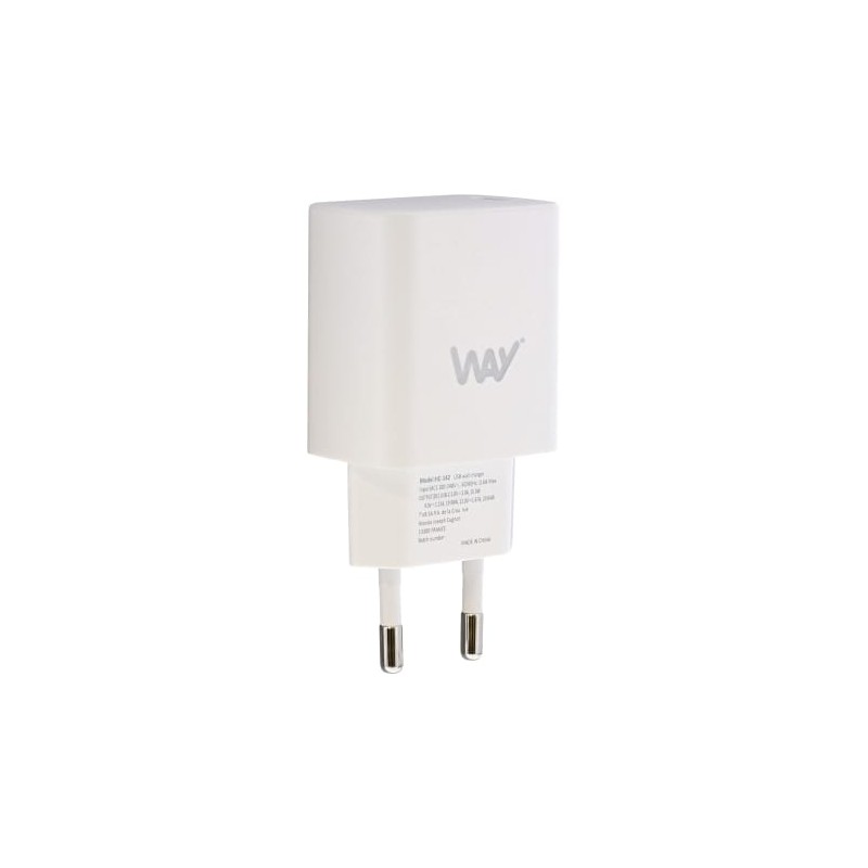 WCHPD20W cargador de dispositivo móvil Universal Blanco Corriente alterna Carga rápida Interior