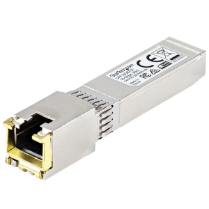StarTech.com Módulo Transceptor SFP+ Compatible con MSA sin Codificar - 10GBASE-T - SFP a RJ45 Cat6   Cat5e - SFP+ Ethernet