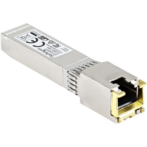 StarTech.com Módulo Transceptor SFP+ Compatible con MSA sin Codificar - 10GBASE-T - SFP a RJ45 Cat6   Cat5e - SFP+ Ethernet