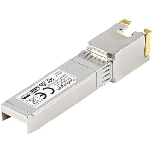 StarTech.com Módulo Transceptor SFP+ Compatible con MSA sin Codificar - 10GBASE-T - SFP a RJ45 Cat6   Cat5e - SFP+ Ethernet