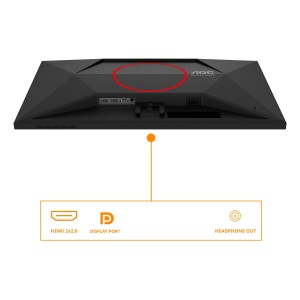 AOC G4 27G4ZREP pantalla para PC 68,6 cm (27") 1920 x 1080 Pixeles Full HD LCD Negro, Rojo