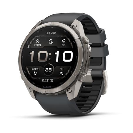 fenix 9 Pro 3,81 cm (1.5") AMOLED 51 mm Digital 466 x 466 Pixeles Pantalla táctil Titanio Wifi GPS (satélite)