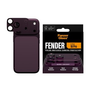 PanzerGlass ® Fender Camera Lens Protector Dark Cherry iPhone 18 Pro Protector de pantalla 1 pieza(s)