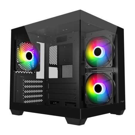 FSP S140-BA Carcasa Mini Tower mITX, mATX Negro ARGB