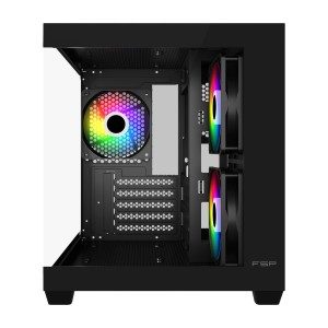 FSP S140-BA Carcasa Mini Tower mITX, mATX Negro ARGB