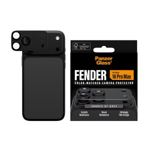 PanzerGlass ® Fender Camera Lens Protector Shades of Grey iPhone 18 Pro Max Protector de pantalla 1 pieza(s)