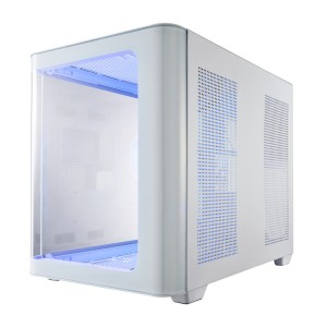FSP S380-WA Carcasa Mini Tower mITX, mATX Blanco ARGB