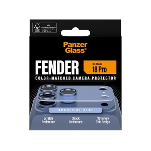 PanzerGlass ® Fender Camera Lens Protector Shades of Blue iPhone 18 Pro Protector de pantalla 1 pieza(s)