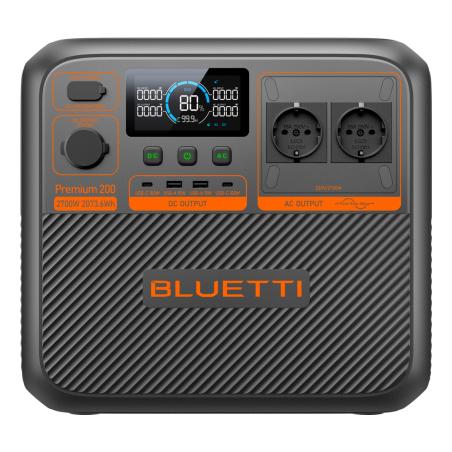 Premium 200 V2 estación de energía portátil Fosfato de hierro-litio (LiFePo4) 2700 W 24,2 kg