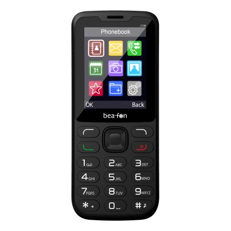 C190 LTE 6,2 cm (2.44") 67 g Negro Teléfono para personas mayores