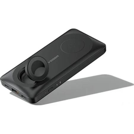 W1156 10000 mAh Cargador inalámbrico Negro