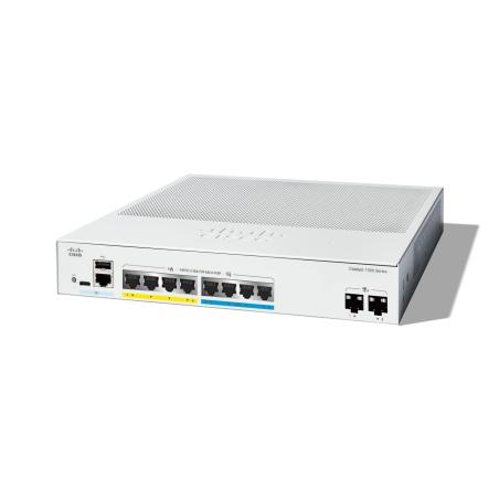 Catalyst C1300-8MGP-2X switch Gestionado L2/L3 Gigabit Ethernet (10/100/1000) Energía sobre Ethernet (PoE) Gris