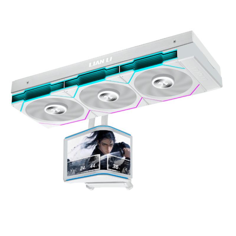 HydroShift II OLED Curved 360P28 Procesador Sistema de refrigeración líquida todo en uno 12 cm Blanco 1 pieza(s)