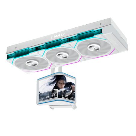 HydroShift II OLED Curved 360P28 Procesador Sistema de refrigeración líquida todo en uno 12 cm Blanco 1 pieza(s)