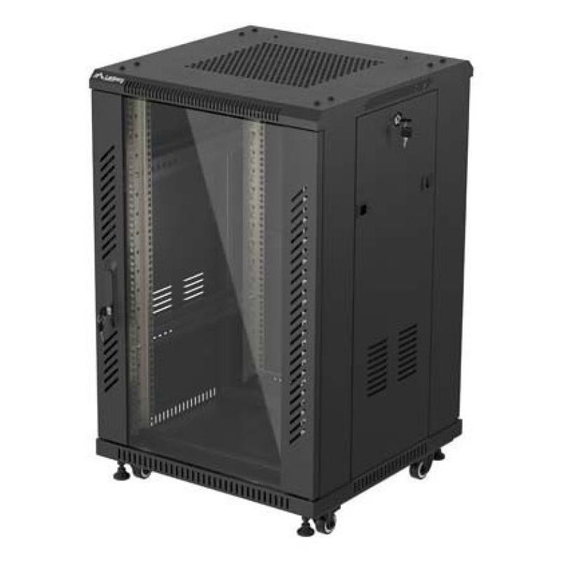 FF01-6618-12B armario rack 18U Rack o bastidor independiente Negro