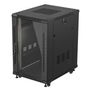 FF01-6818-12B armario rack 18U Rack o bastidor independiente Negro