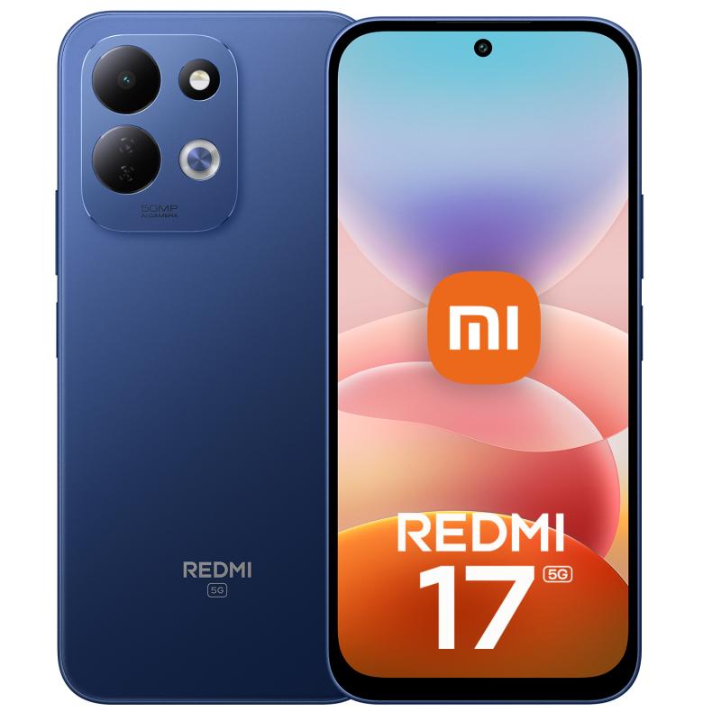 Redmi 17 5G 17,5 cm (6.9") Ranura híbrida Dual SIM Android 16.0 USB Tipo C 4 GB 256 GB 7500 mAh Azul