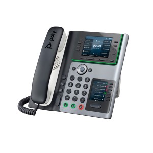 HP Poly Teléfono IP Poly Edge E450 y habilitado para alimentación a través de Ethernet (PoE)