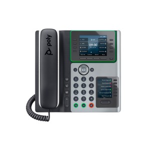 HP Poly Teléfono IP Poly Edge E450 y habilitado para alimentación a través de Ethernet (PoE)