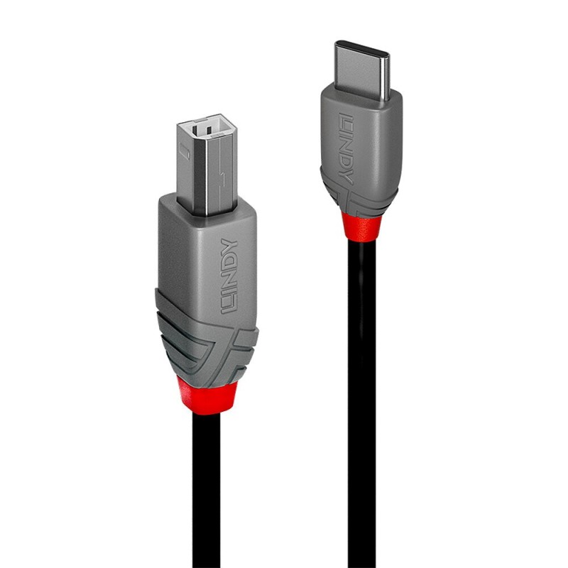 Lindy 36942 cable USB USB 2.0 2 m USB C USB B 0,48 Gbit s Negro