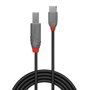 Lindy 36942 cable USB USB 2.0 2 m USB C USB B 0,48 Gbit s Negro