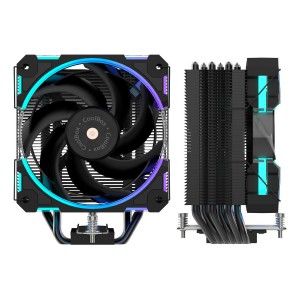 CoolBox Refrigerador CPU H6 Ring ARGB