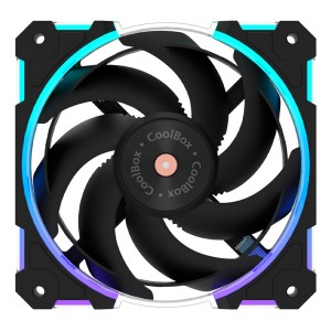 CoolBox Ventilador X12 Ring ARGB