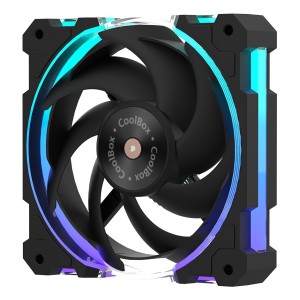 CoolBox Ventilador X12 Ring ARGB