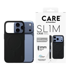 PanzerGlass CARE™ by ® SL1M Case Black w. MagSafe iPhone 18 Pro | 17 Pro funda para teléfono móvil Negro