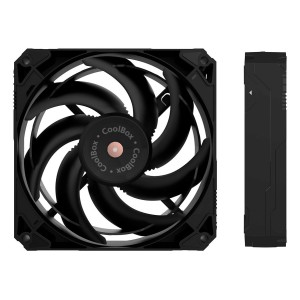 CoolBox Ventilador V12 Black