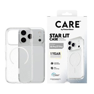 PanzerGlass CARE™ by ® Star Lit Case w. MagSafe iPhone 18 Pro | 17 Pro funda para teléfono móvil Transparente