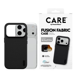 PanzerGlass CARE™ by ® Fusion Fabric Case Black w. MagSafe iPhone 18 Pro | 17 Pro funda para teléfono móvil 16 cm (6.3") Negro