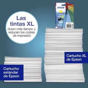 Epson Pack individual de tinta DURABrite Ultra amarillo 406XL Paraguas
