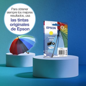 Epson Pack individual de tinta DURABrite Ultra amarillo 406 Paraguas