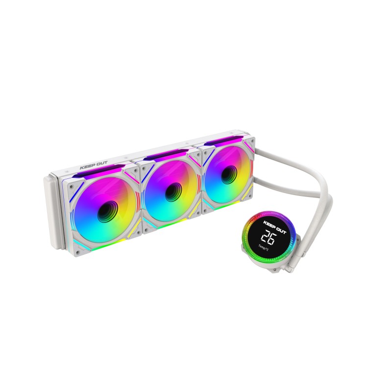 XWC-360 PRO Procesador Kit de refrigeración líquida 12 cm Blanco